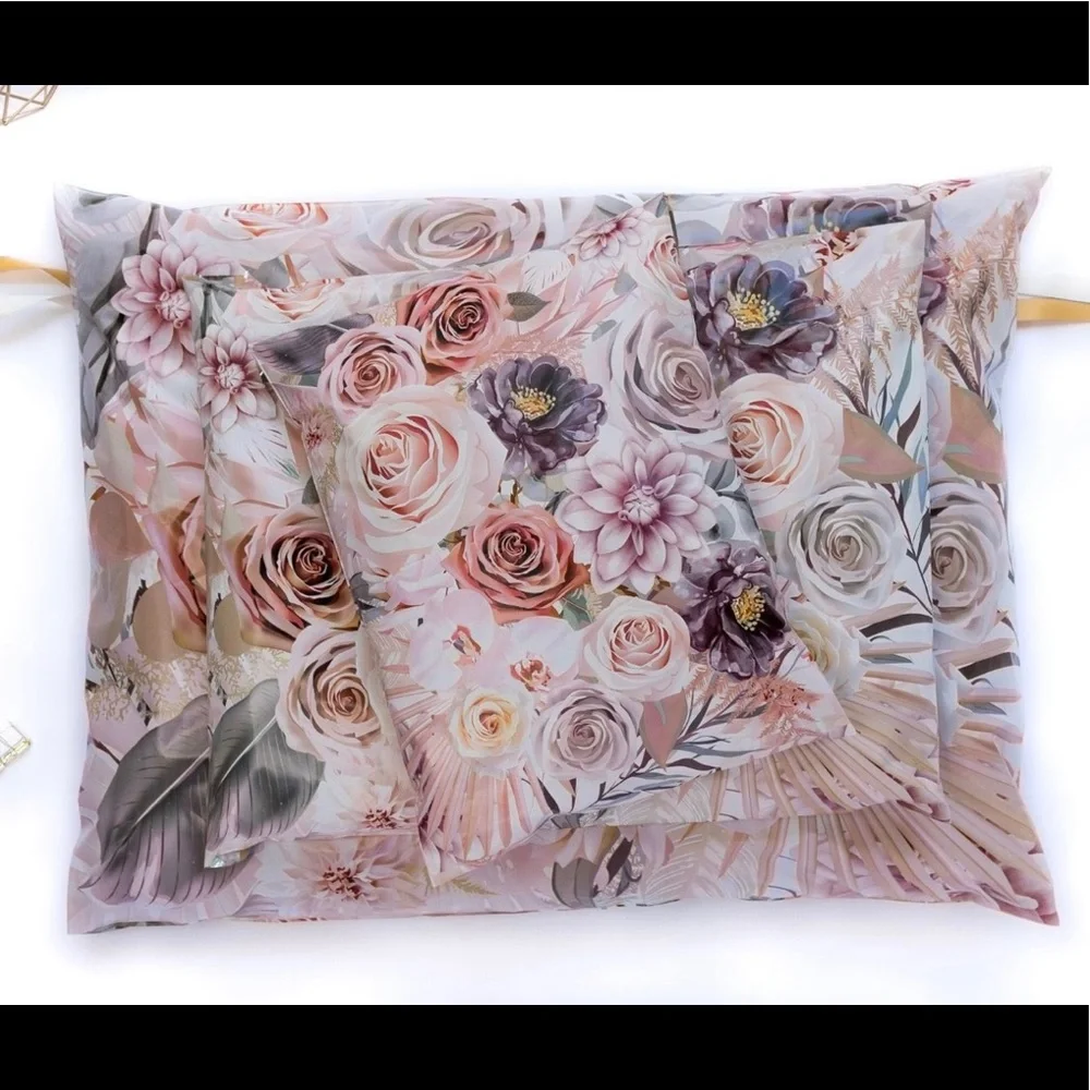 4/$20 -20 Boho Floral Poly mailers 10”x13”